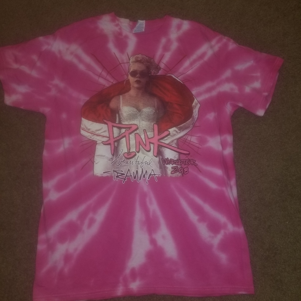 Pink 2018 Beautiful trauma world tour shirt